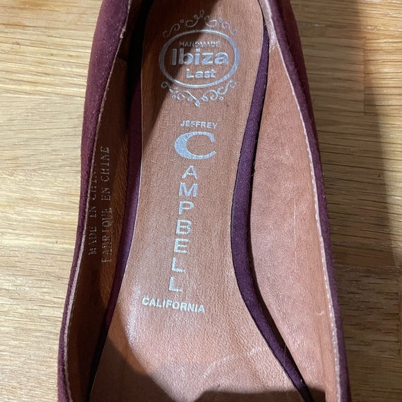 Jeffrey Campbell Deep Burgundy Flats - Picture 3 of 7